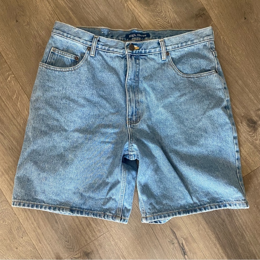 Vintage 90s Denim Jean Shorts Size 36
